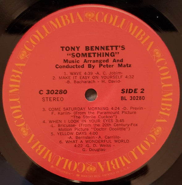 Tony Bennett - Tony Bennett's Something (LP) [US] 1st