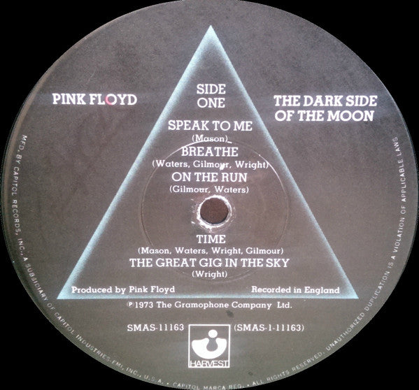 Pink Floyd - The Dark Side Of The Moon (LP) [US] 1975 RP (Very Good Plus (VG+))