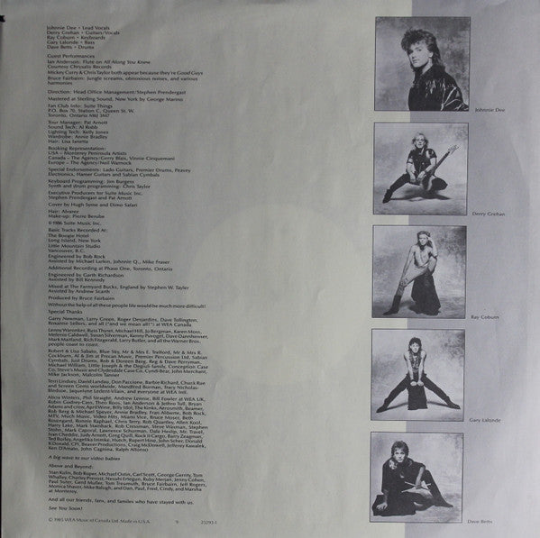 Honeymoon Suite - The Big Prize (LP) [US] 1st (Very Good Plus (VG+))