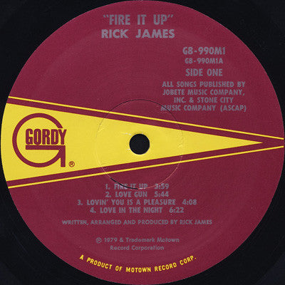 Rick James - Fire It Up (1979 US Press)