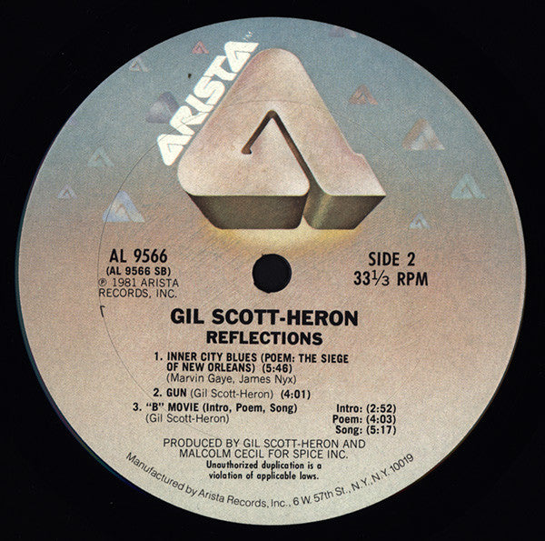 Gil Scott-Heron - Reflections (LP) [US] 1st (Near Mint (NM or M-))