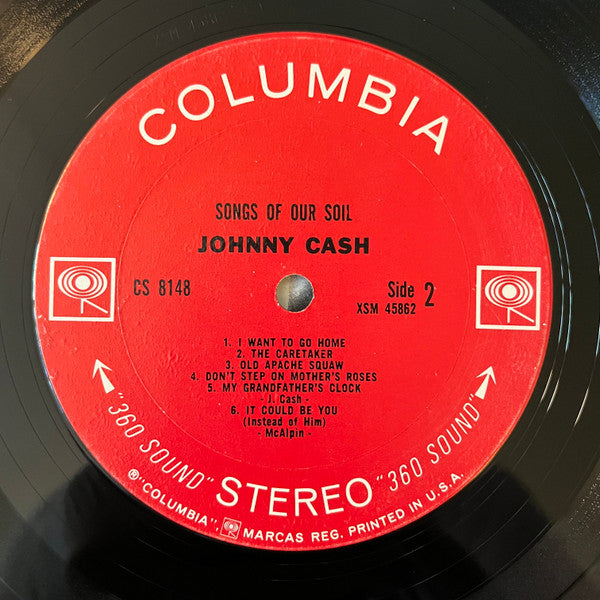 Johnny Cash - Songs Of Our Soil (1965 Press)