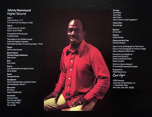 Johnny Hammond - Higher Ground (LP) [US] 1st (Near Mint (NM or M-))