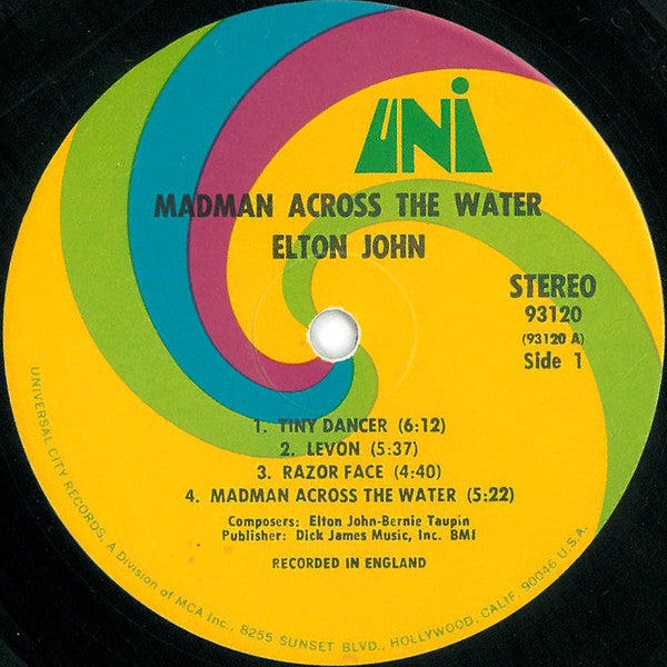 Elton John - Madman Across The Water (LP) [US] 1st