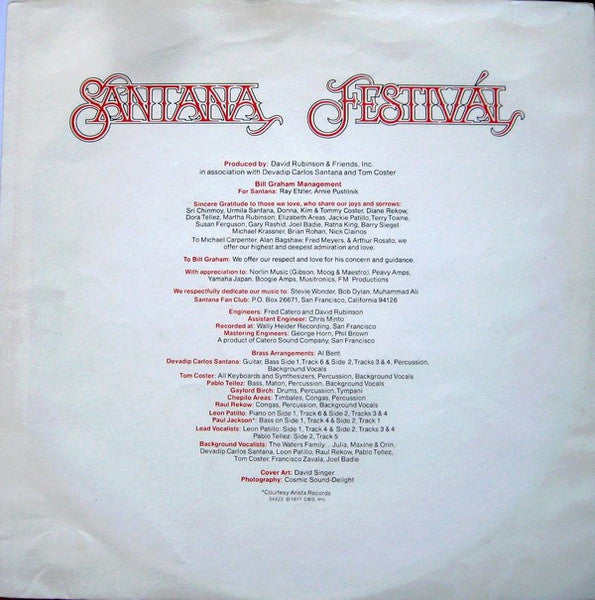 Santana - Festivál