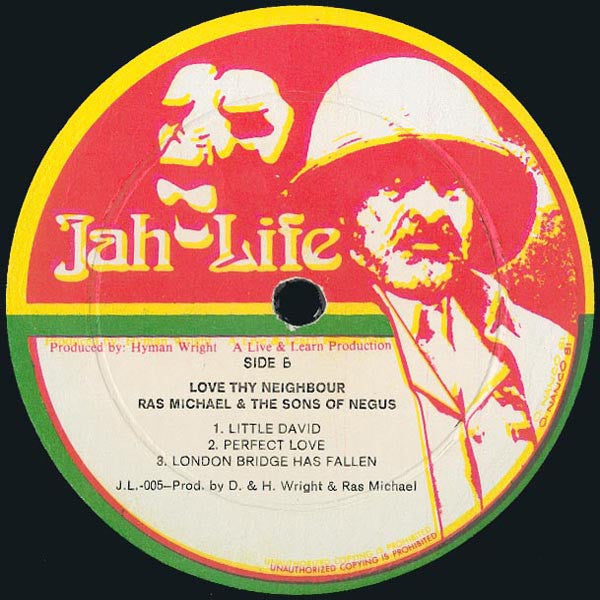 Ras Michael & The Sons Of Negus - Love Thy Neighbour (1981 Jamaican Press)