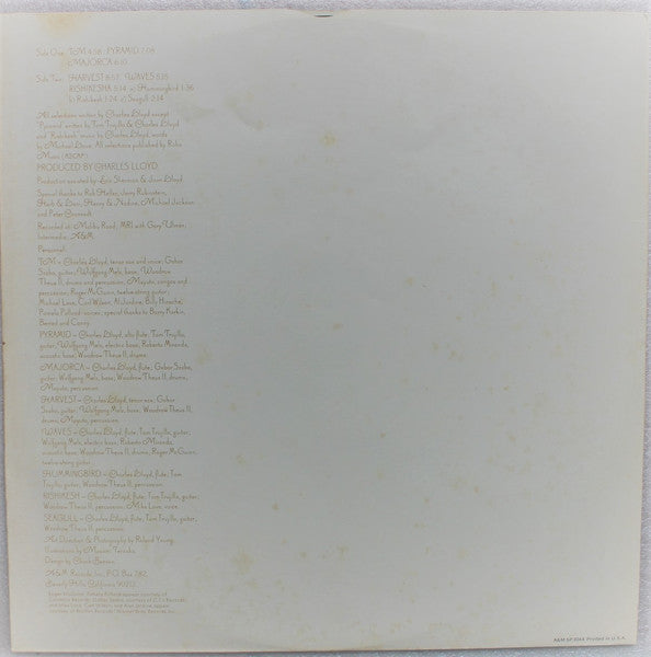 Charles Lloyd - Waves (LP) [US] 1st (Near Mint (NM or M-))