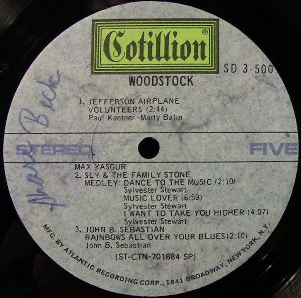 Various - Woodstock - Music From The Original Soundtrack And More (3xLP 1970 Press)