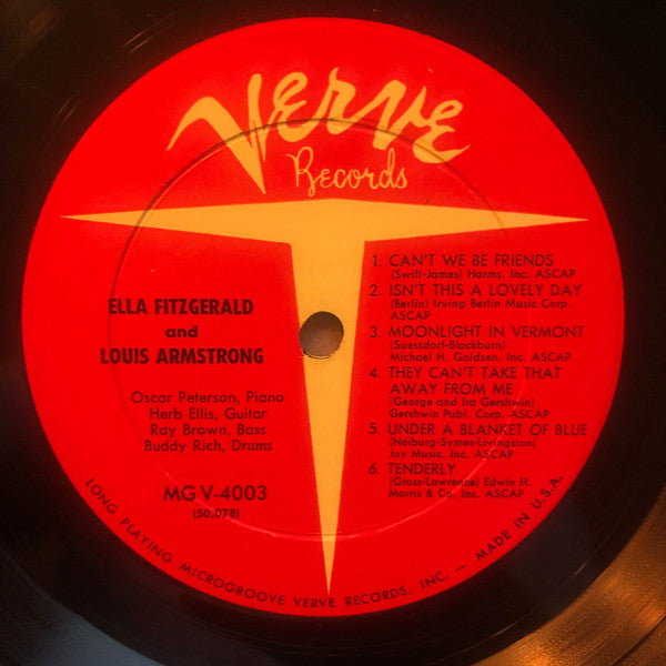 Ella Fitzgerald - Ella And Louis (LP) [US] 1st (Very Good Plus (VG+))