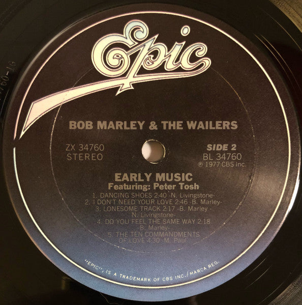 Bob Marley & The Wailers - Early Music (LP) [US] 1984 RP