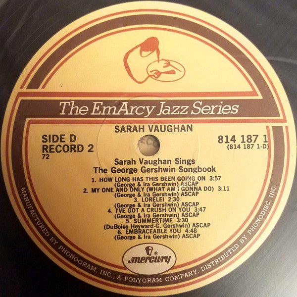 Sarah Vaughan - The George Gershwin Songbook (1983 Compilation)