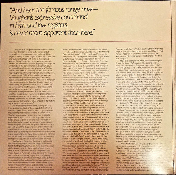 Sarah Vaughan - The George Gershwin Songbook (1983 Compilation)