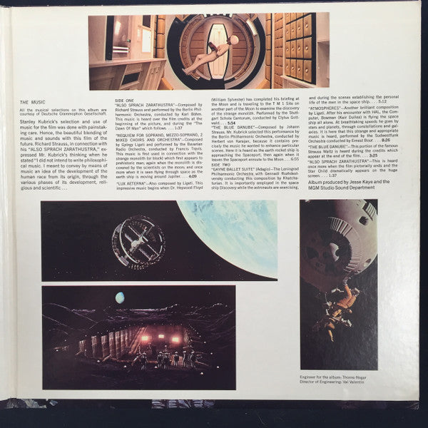 Various - 2001: A Space Odyssey (Music From The Motion Picture Sound Track) (LP) [US] 1st (Very Good Plus (VG+))