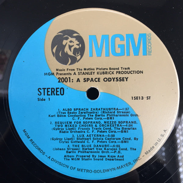 Various - 2001: A Space Odyssey (Music From The Motion Picture Sound Track) (LP) [US] 1st (Very Good Plus (VG+))