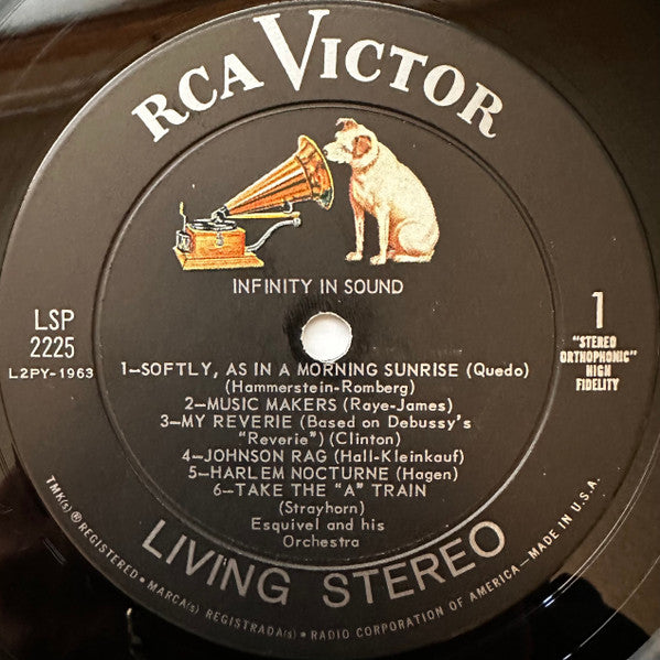 Esquivel And His Orchestra - Infinity In Sound (LP) [US] 1st (Very Good Plus (VG+))