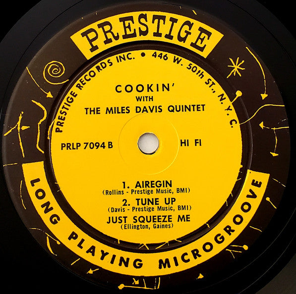 The Miles Davis Quintet - Cookin' With The Miles Davis Quintet (LP) [US] 1st (Very Good (VG))