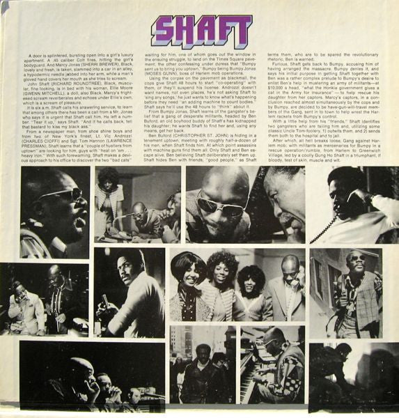 Isaac Hayes - Shaft (LP) [US] 1st (Very Good Plus (VG+))