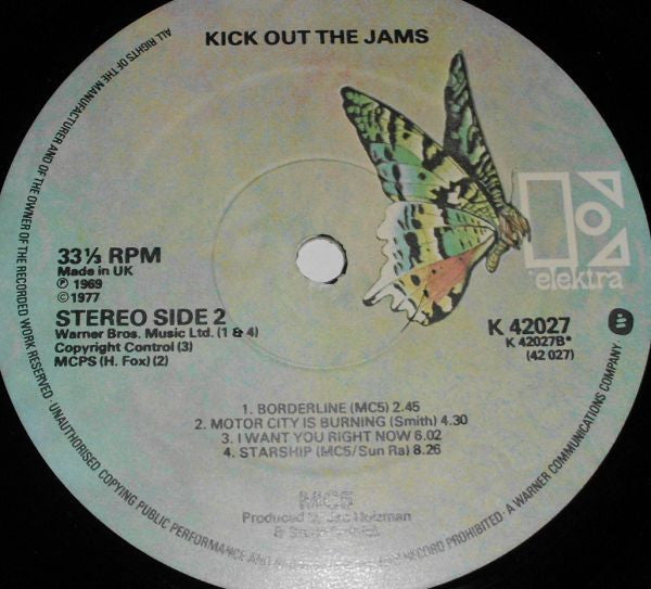 MC5 - Kick Out The Jams (1977 RE)