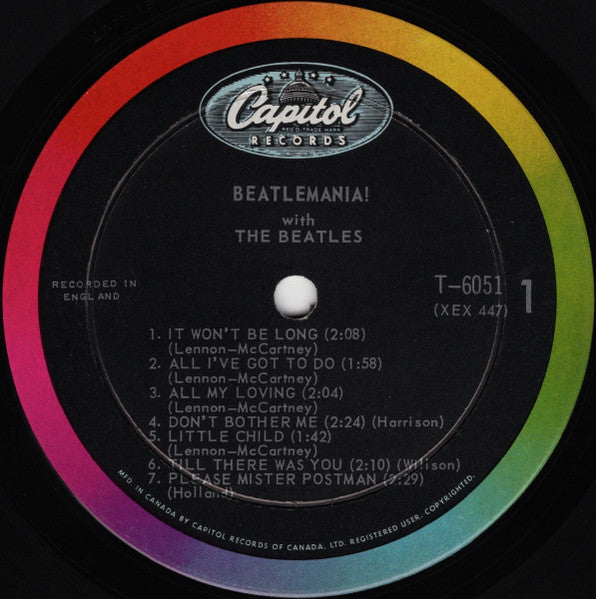 The Beatles - Beatlemania! With The Beatles (LP) [Canada] 1st