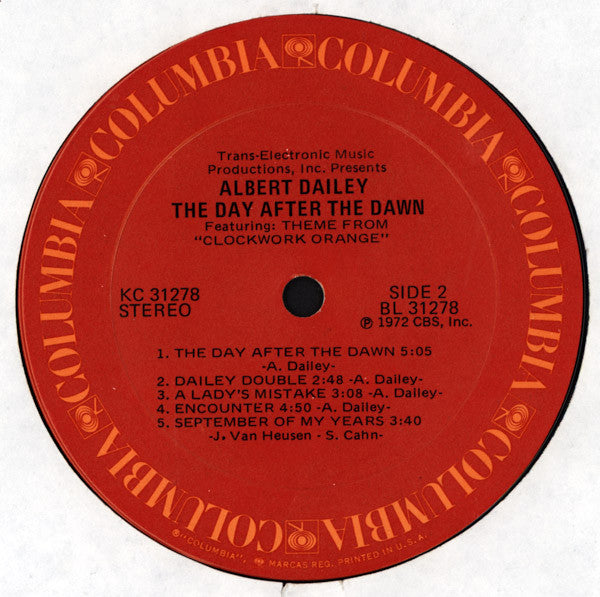 Albert Dailey - The Day After The Dawn (LP) [US] (Very Good Plus (VG+))