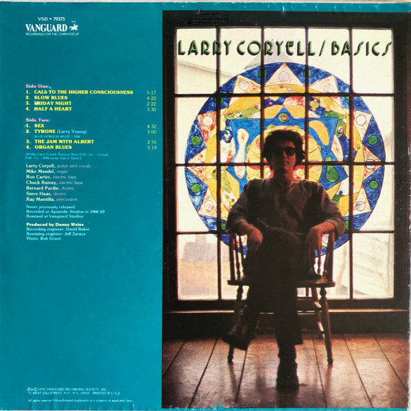 Larry Coryell - Basics (LP) [US] 1st (Very Good Plus (VG+))