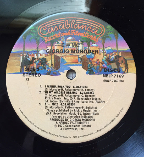 Giorgio Moroder - E=MC² (1979 US Press)