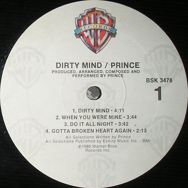 Prince - Dirty Mind (LP) [US] 1983 RP