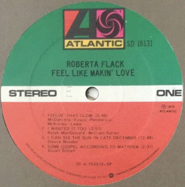 Roberta Flack - Feel Like Makin' Love