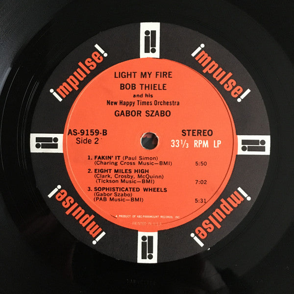 Bob Thiele And His New Happy Times Orchestra - Light My Fire (1968 SEALED)