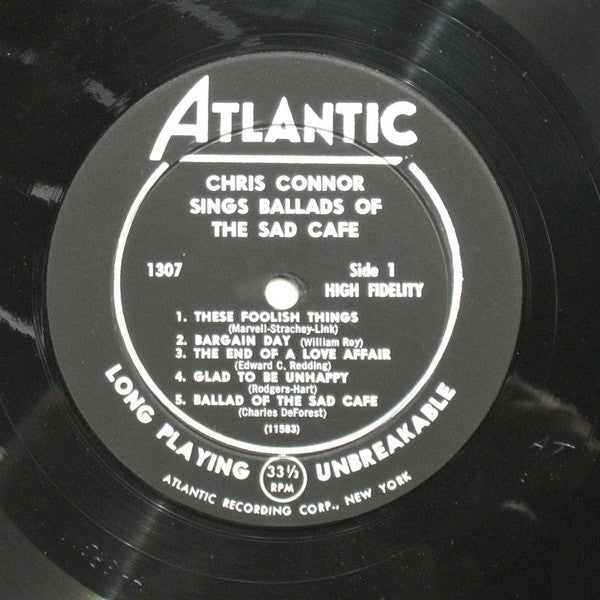 Chris Connor - Sings Ballads Of The Sad Cafe