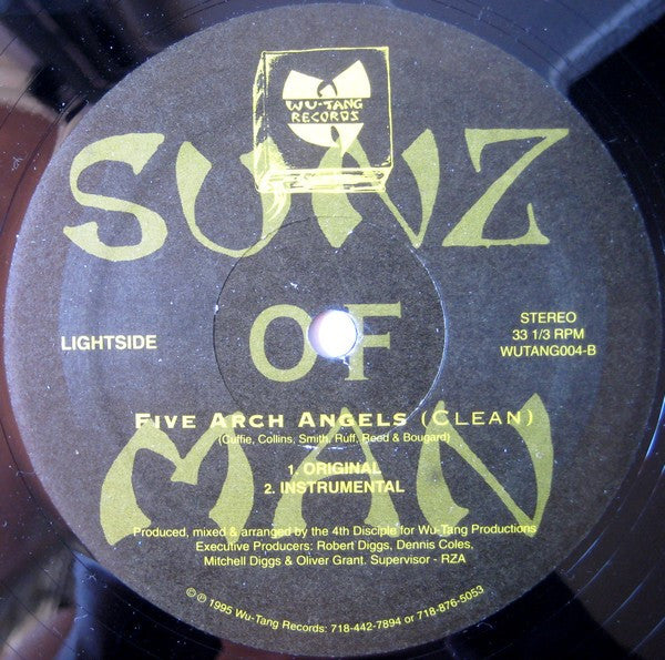 Sunz Of Man - Soldiers Of Darkness / Five Arch Angels (12") [US] 1st (Very Good Plus (VG+))