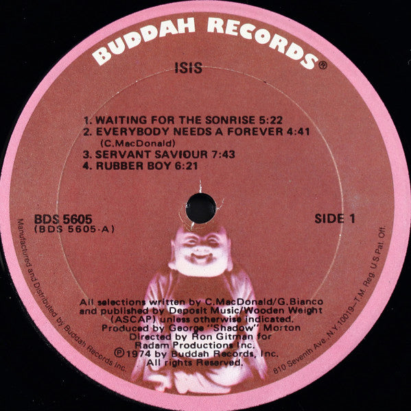 Isis (7) - Isis (LP) [US] 1st (Near Mint (NM or M-))