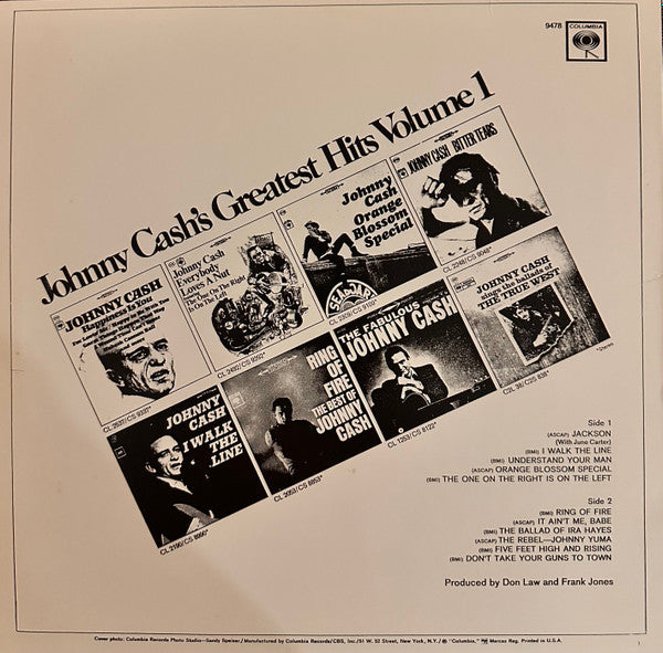 Johnny Cash - Johnny Cash's Greatest Hits (Volume 1)