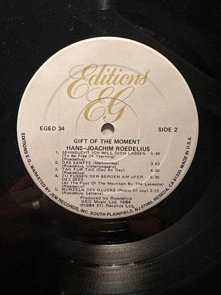 Hans-Joachim Roedelius - Geschenk Des Augenblicks = Gift Of The Moment