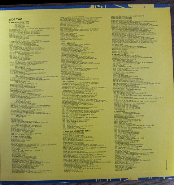The Last Poets - The Last Poets (LP) [US] 1st (Very Good (VG))