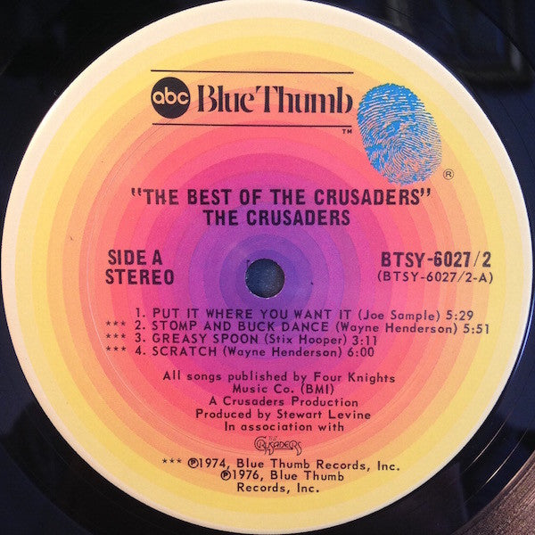 The Crusaders - The Best Of The Crusaders (LP) [US] 1st