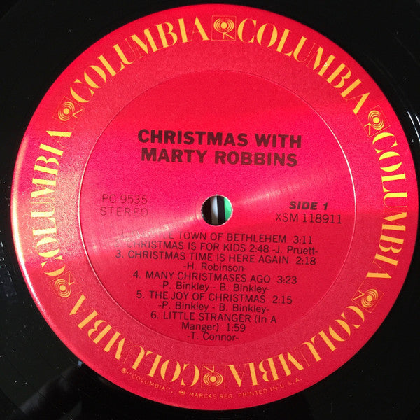 Marty Robbins - Christmas With Marty Robbins (LP) [US] RP (Mint (M))
