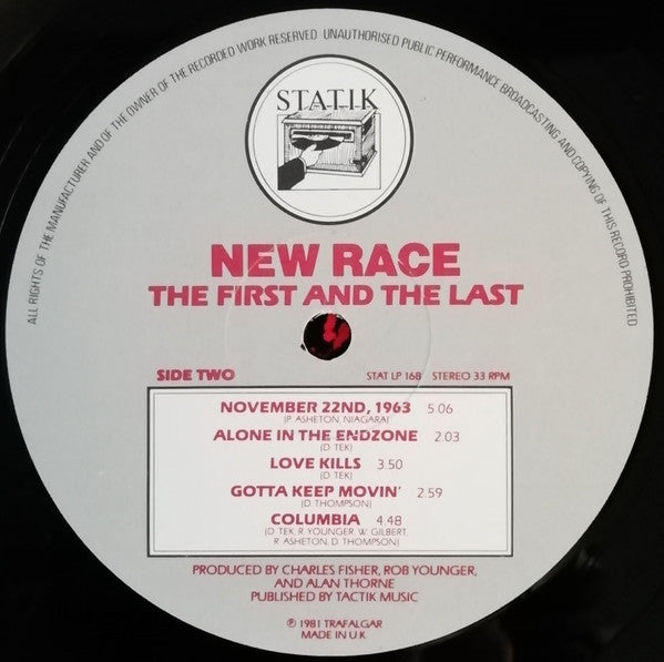 New Race - The First And The Last (LP) [UK] 1st (Very Good Plus (VG+))