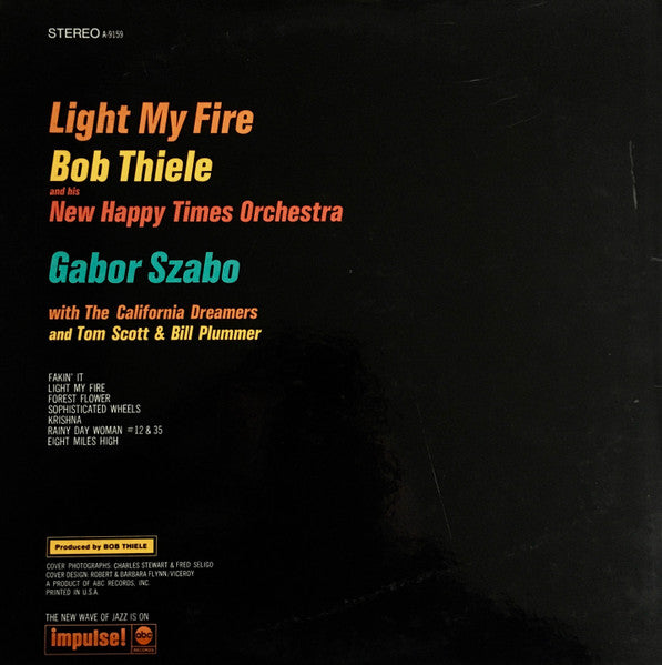 Bob Thiele And His New Happy Times Orchestra - Light My Fire (1968 SEALED)