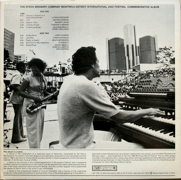 Various - Montreux-Detroit International Jazz Festival (LP) [US] (Mint (M))