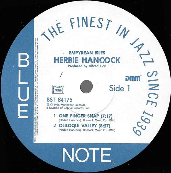 Herbie Hancock - Empyrean Isles (LP) [France] 1988 RP (Mint (M))