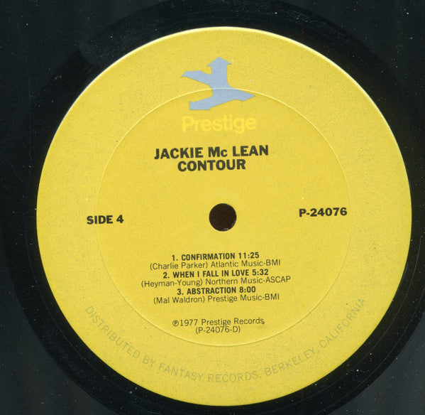 Jackie McLean - Contour (LP) [US] 1977 RP (Very Good Plus (VG+))