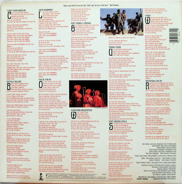 Bob Marley & The Wailers - Confrontation (1983 US Press)