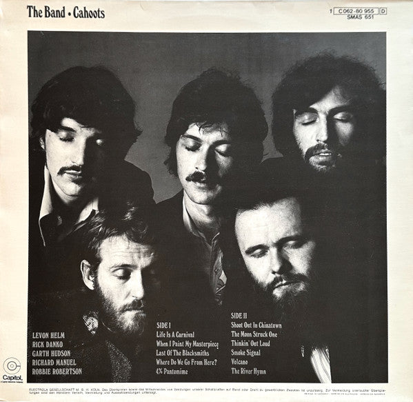 The Band - Cahoots (LP) [Germany] 1st