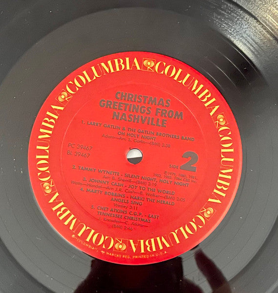 Various - Christmas Greetings From Nashville (LP) [US] 1st (Mint (M))