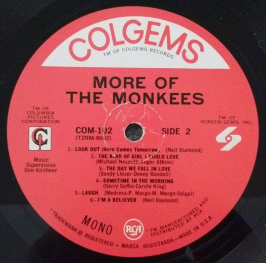 The Monkees - More Of The Monkees (LP) [US] 1st (Very Good Plus (VG+))