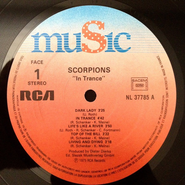 Scorpions - In Trance / Fly To The Rainbow (LP) [France] 1st (Near Mint (NM or M-))