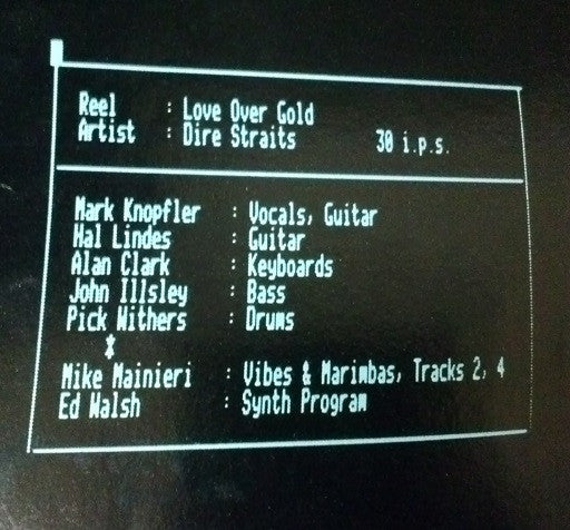 Dire Straits - Love Over Gold (LP) [US] RP (Near Mint (NM or M-))