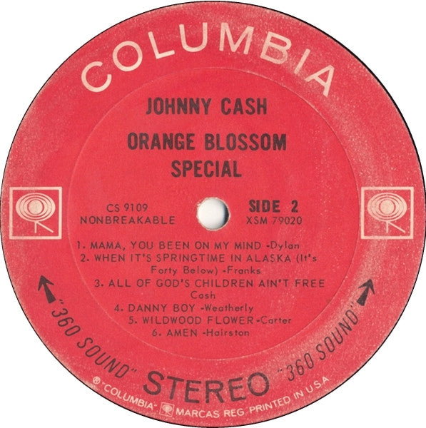 Johnny Cash - Orange Blossom Special (1965 US Press)