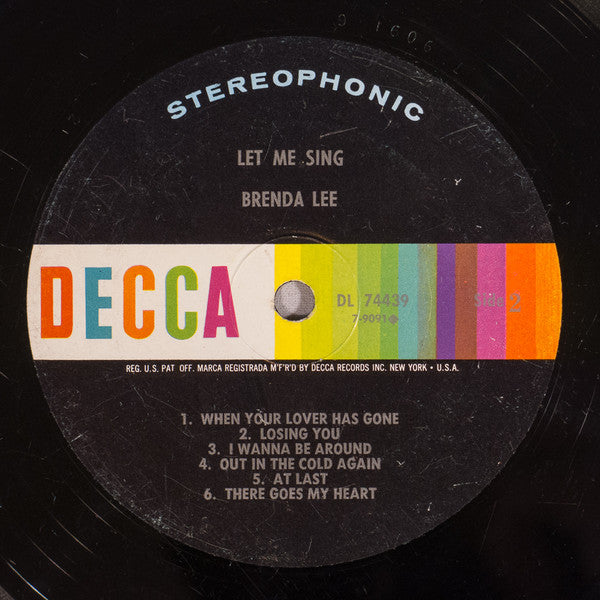 Brenda Lee - ... "Let Me Sing"